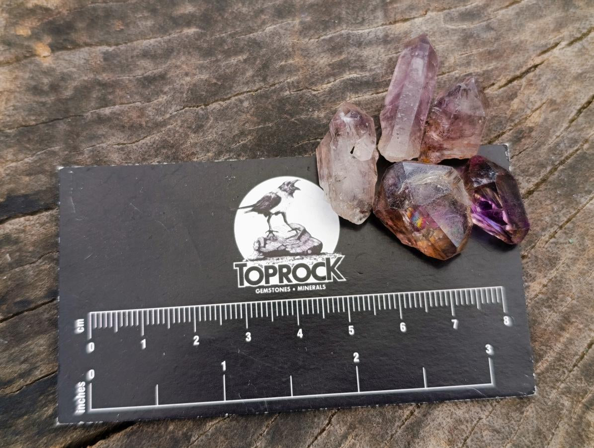 Natural Window Amethyst Crystals x 0.97 Kg Lot From Chiredzi, Zimbabwe