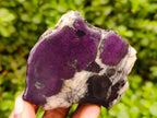Polished Metallic Purpurite Slices x 4 From Erongo, Namibia
