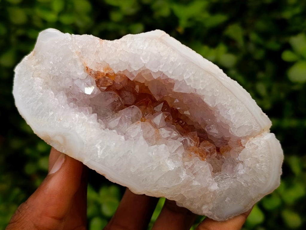 Polished Amethyst Agate Geodes x 6 From Maintirano, Madagascar