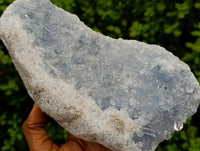 Natural Blue Celestite Specimens x 2 From Sakoany, Madagascar