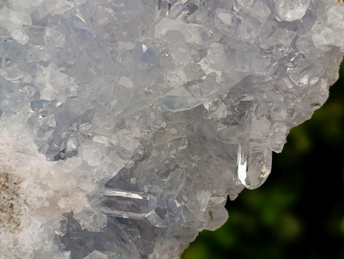 Natural Blue Celestite Specimens x 2 From Sakoany, Madagascar