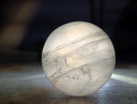 Polished Pearl Girasol Quartz Crystal Spheres x 6 From Ambatondrazaka, Madagascar