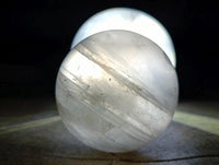 Polished Pearl Girasol Quartz Crystal Spheres x 6 From Ambatondrazaka, Madagascar