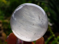 Polished Pearl Girasol Quartz Crystal Spheres x 6 From Ambatondrazaka, Madagascar