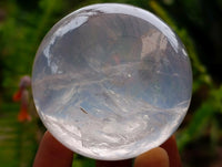 Polished Pearl Girasol Quartz Crystal Spheres x 6 From Ambatondrazaka, Madagascar