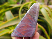 Polished Rare Purple Sunset Flash Labradorite Standing Free Forms x 12 From Tulear, Madagascar
