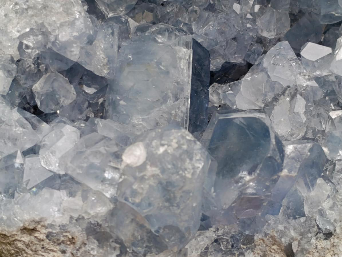 Natural Blue Celestite Specimen x 1 From Sakoany, Madagascar - Toprock Gemstones and Minerals 