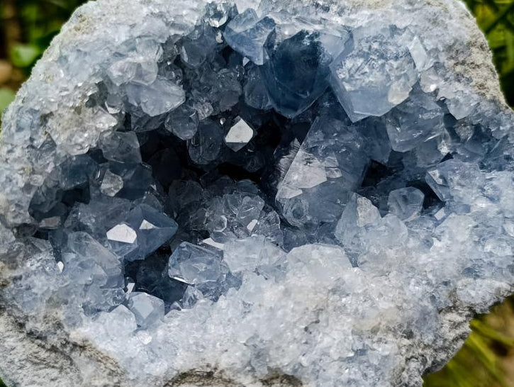 Natural Blue Celestite Specimen x 1 From Sakoany, Madagascar - Toprock Gemstones and Minerals 
