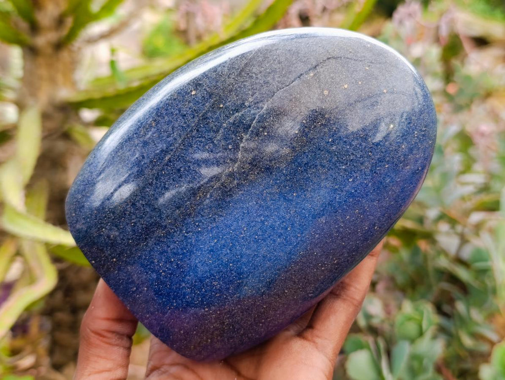 Polished Lazulite Standing Free Forms x 2 From Madagascar