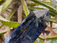 Polished Labradorite Standing Display Crystals x 3 From Tulear, Madagascar