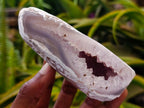 Polished Amethyst Agate Geodes x 6 From Maintirano, Madagascar - Toprock Gemstones and Minerals 