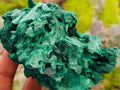 Natural Silky Malachite Specimens x 6 From Kasompe, Congo - Toprock Gemstones and Minerals 