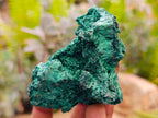 Natural Silky Malachite Specimens x 6 From Kasompe, Congo - Toprock Gemstones and Minerals 