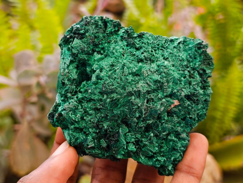 Natural Silky Malachite Specimens x 6 From Kasompe, Congo - Toprock Gemstones and Minerals 