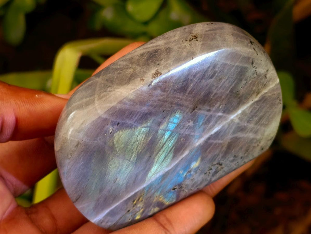 Polished Rare Purple Sunset Flash Labradorite Standing Free Forms x 12 From Tulear, Madagascar - Toprock Gemstones and Minerals 
