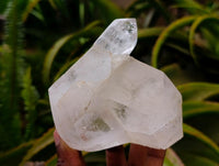 Polished Clear Quartz Crystal Clusters x 2 From Madagascar
