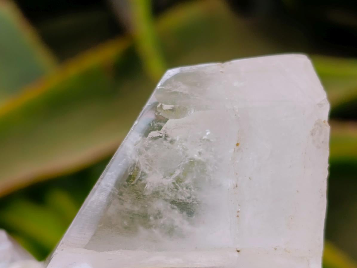 Polished Clear Quartz Crystal Clusters x 2 From Madagascar