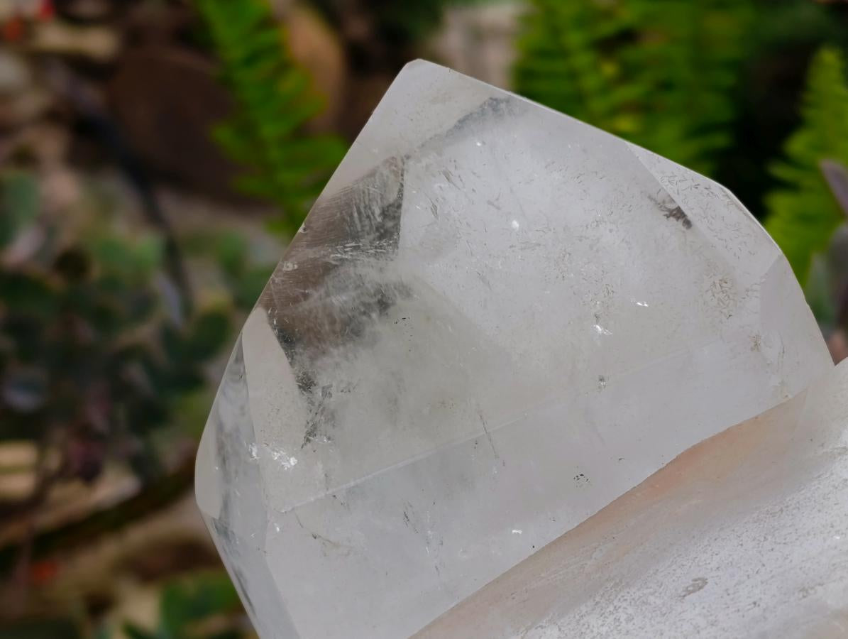 Polished Clear Quartz Crystal Clusters x 2 From Madagascar