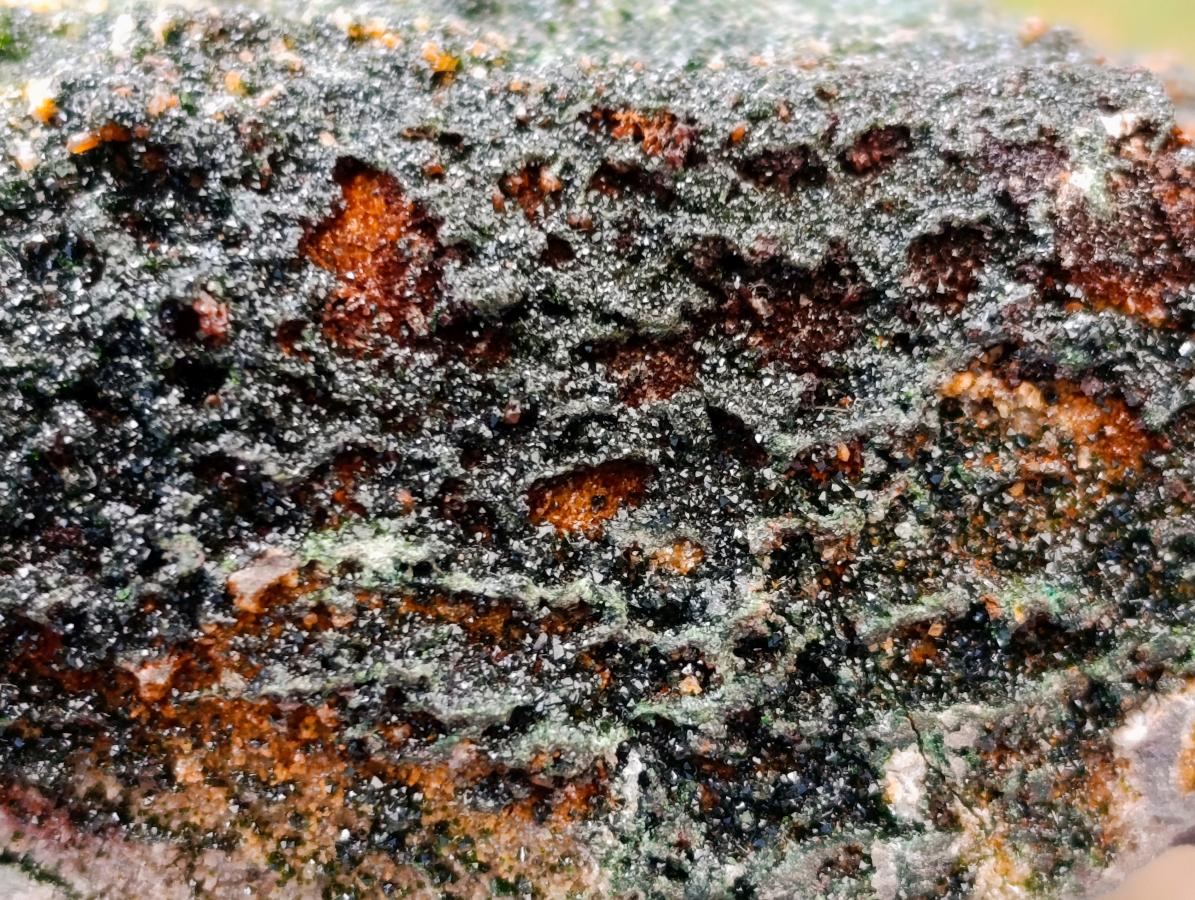 Natural Libethenite Crystals On Dolomite Matrix Specimens x 2 From Shituru, Congo
