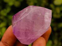 Polished Window Amethyst Crystals x 12 From Akansobe, Madagascar