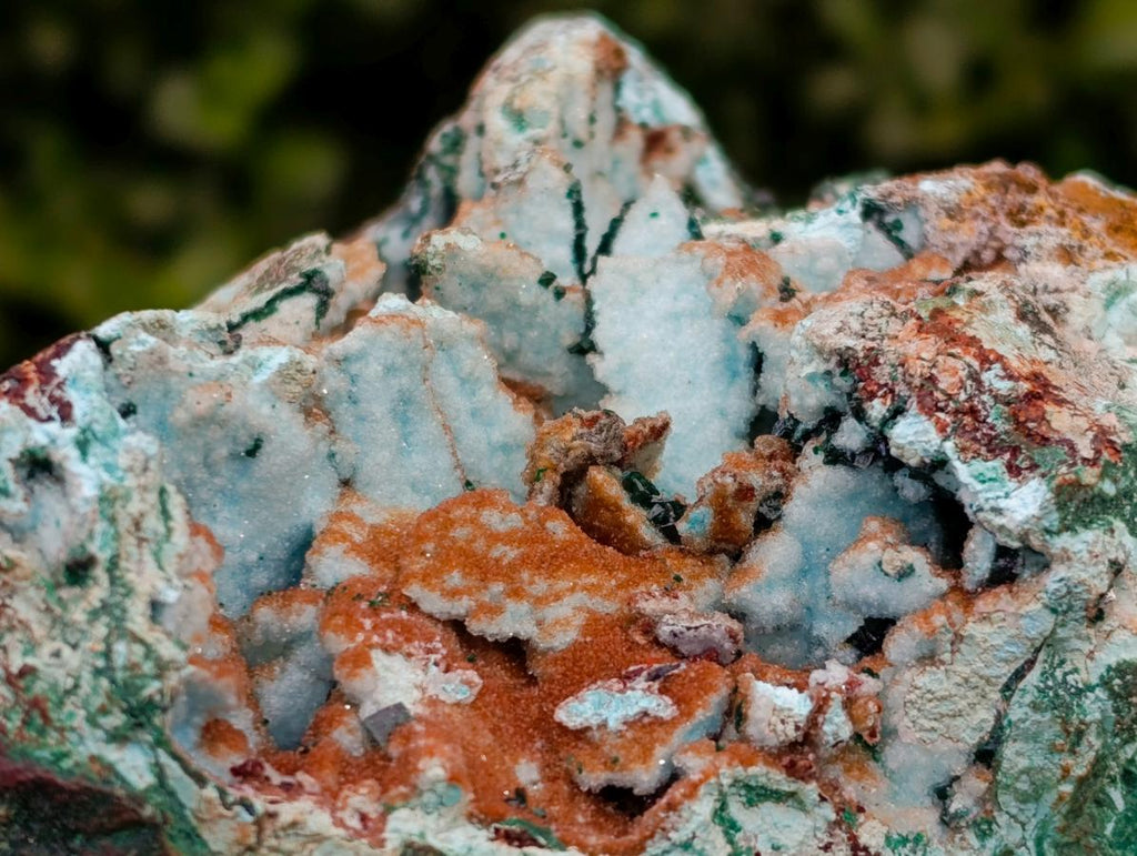 Natural Drusy Coated Chrysocolla With Malachite Specimen x 1 From Lupoto Mine, Congo