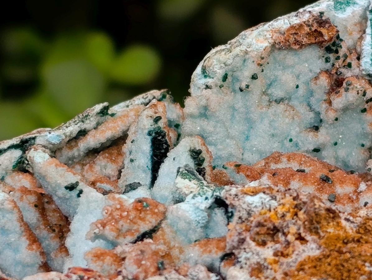 Natural Drusy Coated Chrysocolla With Malachite Specimen x 1 From Lupoto Mine, Congo