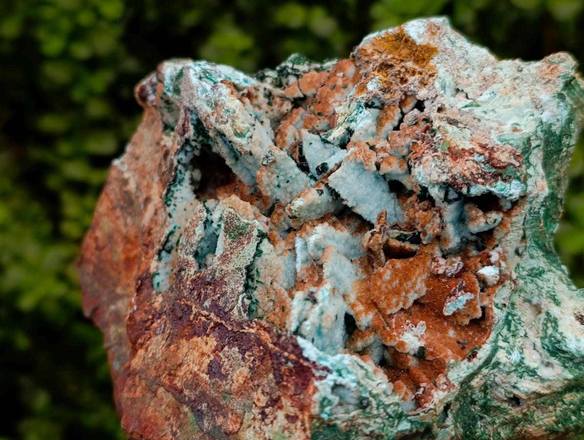 Natural Drusy Coated Chrysocolla With Malachite Specimen x 1 From Lupoto Mine, Congo