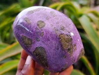 Polished Stichtite Standing Free Forms x 4 From Barberton, South Africa