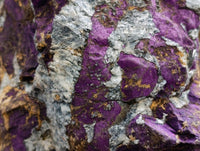 Natural Metallic Cobbed Purpurite Specimens x 2 From Erongo, Namibia