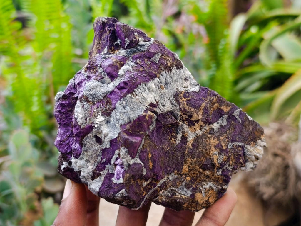 Natural Metallic Cobbed Purpurite Specimens x 2 From Erongo, Namibia