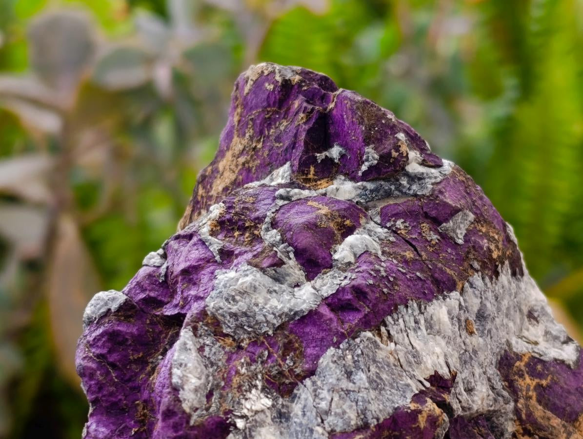 Natural Metallic Cobbed Purpurite Specimens x 2 From Erongo, Namibia