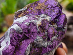 Natural Metallic Cobbed Purpurite Specimens x 2 From Erongo, Namibia