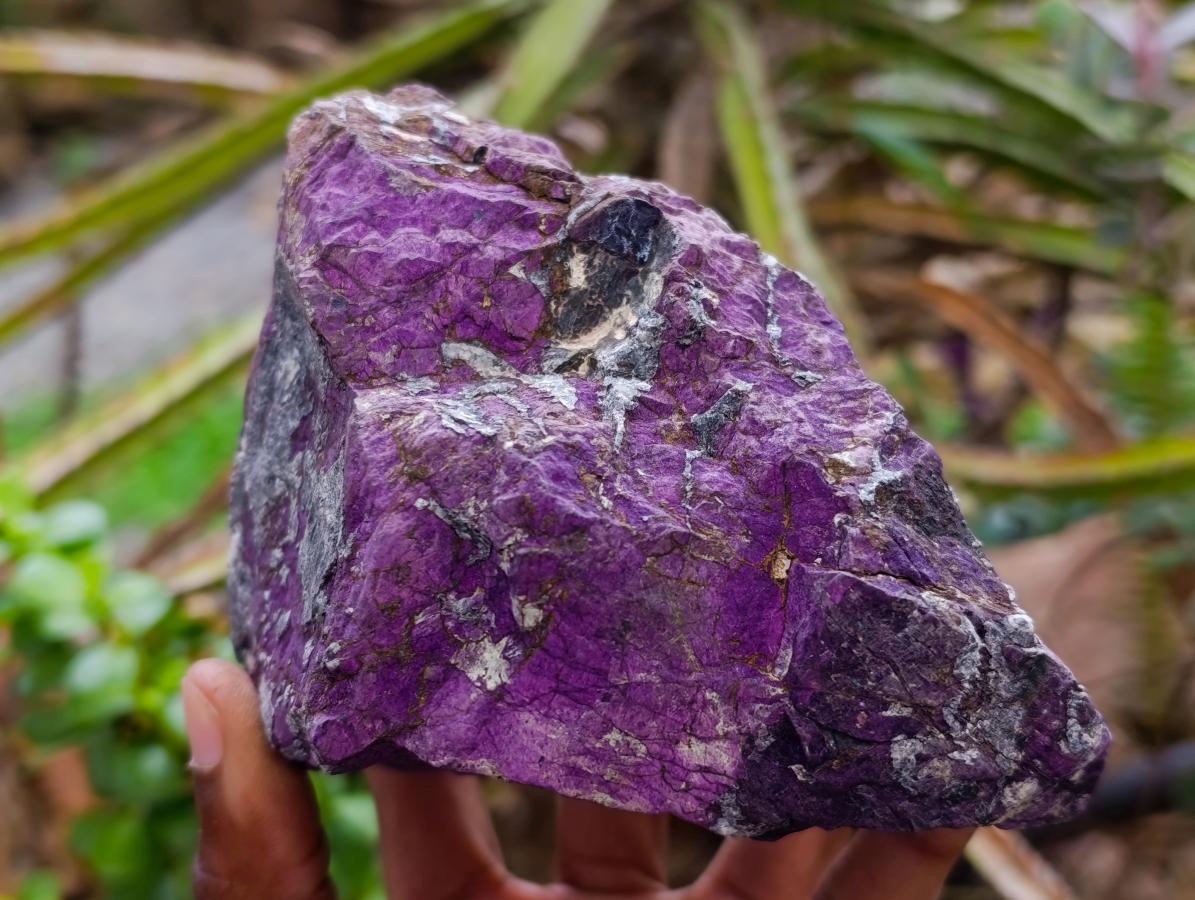 Natural Metallic Cobbed Purpurite Specimens x 2 From Erongo, Namibia