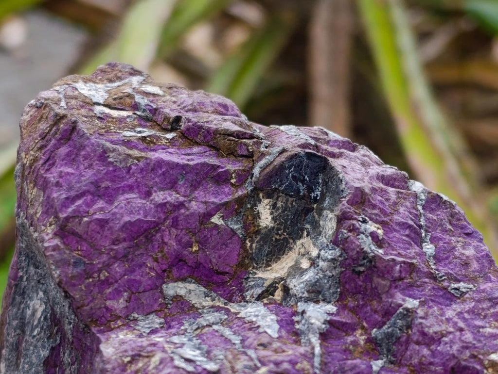 Natural Metallic Cobbed Purpurite Specimens x 2 From Erongo, Namibia