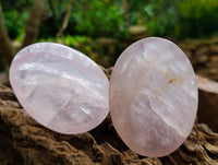 Polished Gemmy Rose Quartz Bowls x 6 From Madagascar