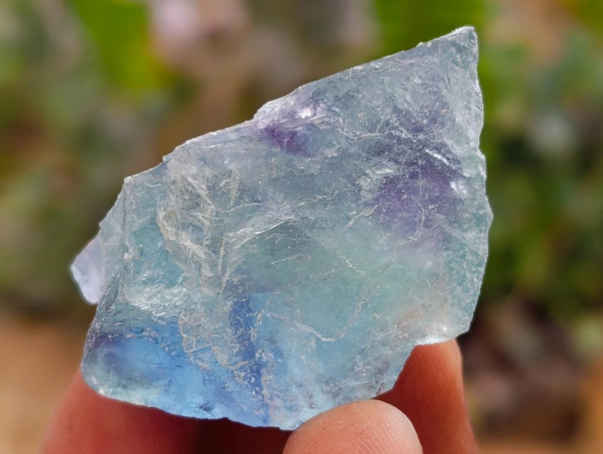 Natural Watermelon Fluorite Cobbed Specimens x 30 From Uis, Namibia