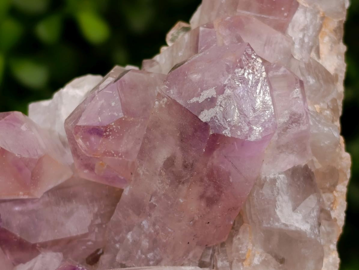 Natural Jacaranda Amethyst Crystal Clusters x 2 From Mumbwa, Zambia