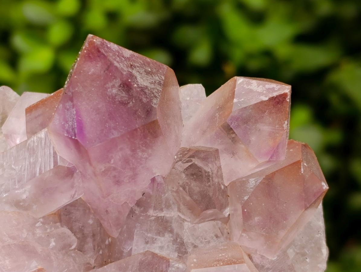 Natural Jacaranda Amethyst Crystal Clusters x 2 From Mumbwa, Zambia