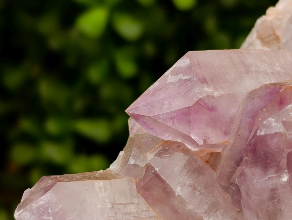 Natural Jacaranda Amethyst Crystal Clusters x 2 From Mumbwa, Zambia