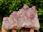 Natural Jacaranda Amethyst Crystal Clusters x 2 From Mumbwa, Zambia