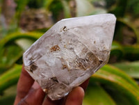 Polished Smokey Window Quartz Crystals x 6 From Madagascar