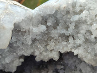 Polished XL Blue Celestite Heart Geode x 1 From Sakoany, Madagascar