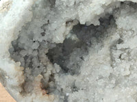 Polished XL Blue Celestite Heart Geode x 1 From Sakoany, Madagascar