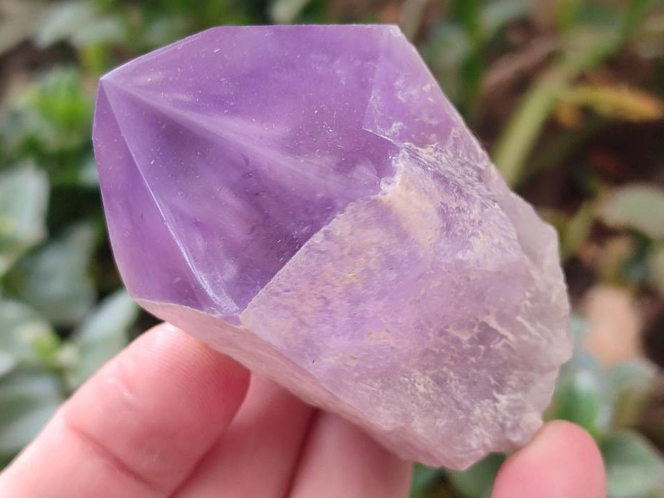 Polished Jacaranda Amethyst Crystals x 6 From Mumbwa, Zambia