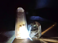 Polished Mix of Smokey Quartz Crystals x 6 From Madagascar