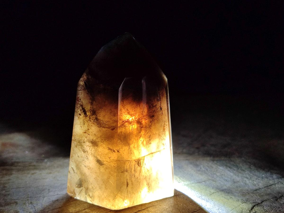 Polished Mix of Smokey Quartz Crystals x 6 From Madagascar