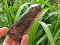 Polished Mix of Smokey Quartz Crystals x 6 From Madagascar