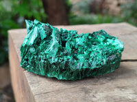 Natural Silky Malachite Specimens x 6 From Kasompe, Congo