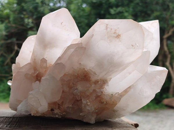 Natural XL Clear Cascading Quartz Crystal Cluster x 1 From Madagascar