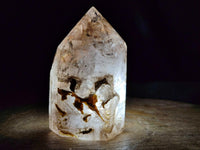 Polished Smokey Window Quartz Crystals x 3 From Madagascar